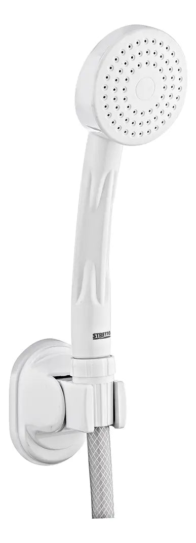 MANGO DUCHA PLAST. BCA S/SOPORTE STRETTO