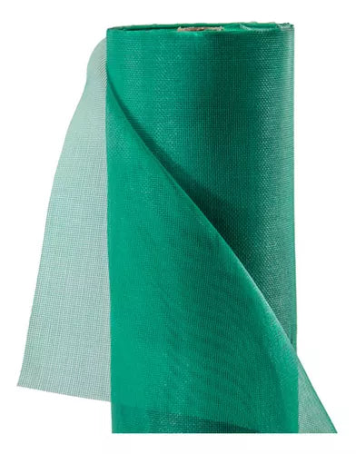 MALLA MOSQUETERA PLASTICA FINA VERDE - 0.9 X 50MT X METRO