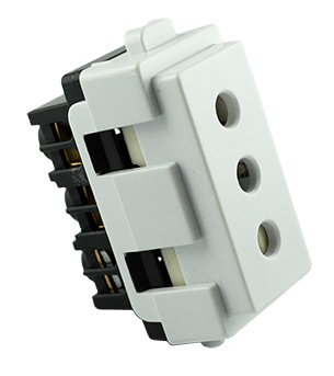 MODULO ENCHUFE BLANCO 10A MEC