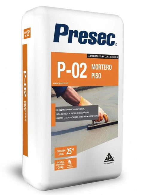 NIVELADOR PISO 25 KG PRESEC P-02