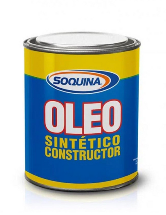 OLEO SINTETICO CONSTRUCTOR NEGRO SOQUINA 1LT