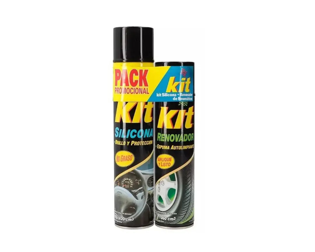 PACK RENOVADOR Y SILICONA AUTO KIT