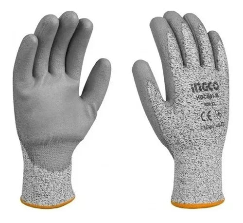 PAR DE GUANTES INDUSTRIAL ANTICORTE XL INGCO HGCG02