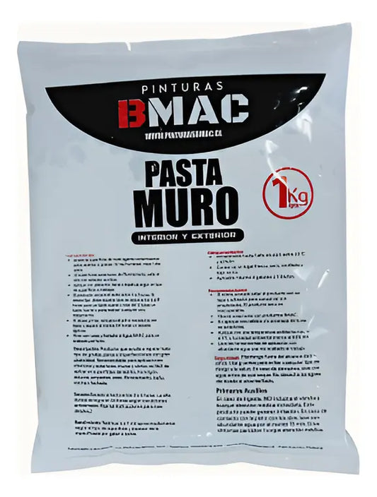 PASTA MURO INTERIOR Y EXTERIOR BMAC 1KG