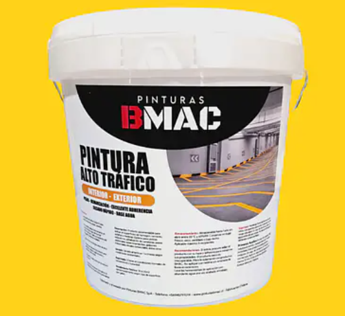 PINTURA ALTO TRAFICO AMARILLO SECADO RAPIDO BMAC GALON