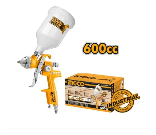 PISTOLA PARA PINTAR INDUSTRIAL 1.4MM HVLP 600CC INGCO