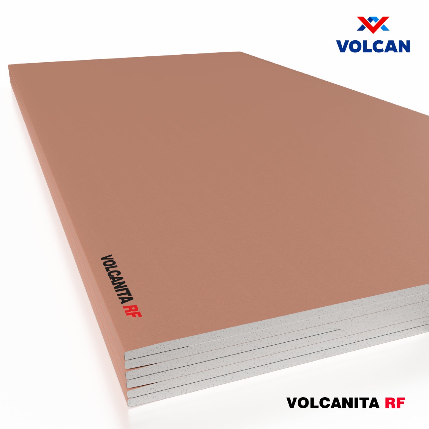 PLANCHA VOLCANITA RF BR 12.5 MM  1.20 x 2.40 CORTAFUEGO