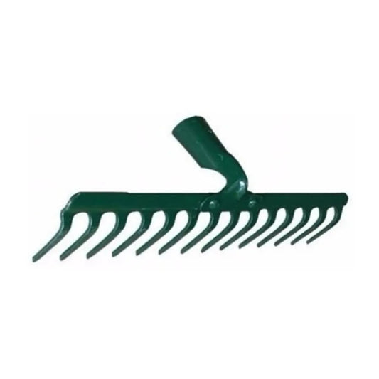 RASTRILLO 14 DIENTES VERDE SIN PALO