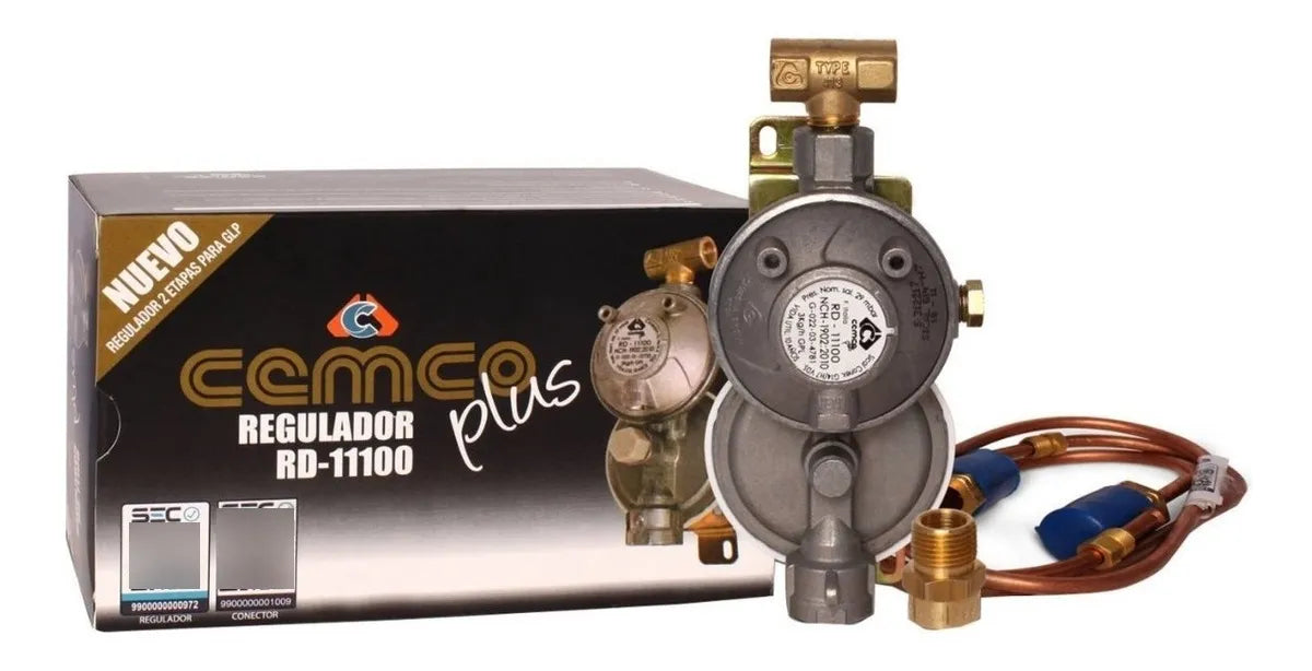REGULADOR GAS PARA CILINDRO  45 KG. CEMCO