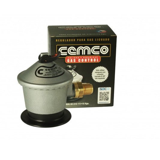 REGULADOR GAS PARA FLEXIBLE 3/8 HE CEMCO - HOFFENS