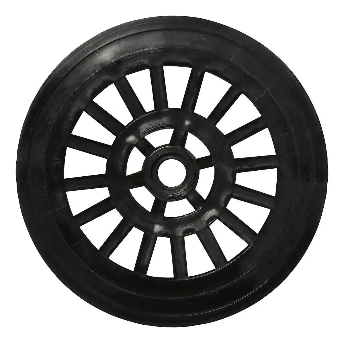 REJILLA PARA PILETA REDONDA NEGRA 4 PULGADAS HOFFENS