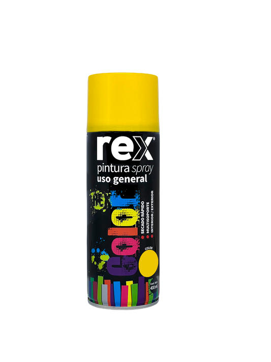 PINTURA SPRAY AMARILLO  400 ML REX