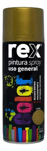 REX PINTURA SPRAY DORADO 400 ML