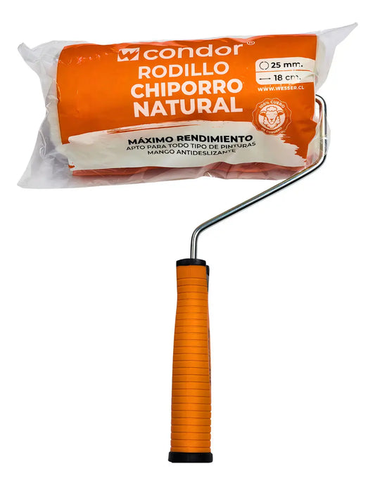 RODILLO CHIPORRO NATURAL 18 CM CONDOR