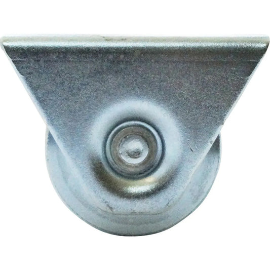 RUEDA PORTON CON BASE 50MM TORO NEGRO