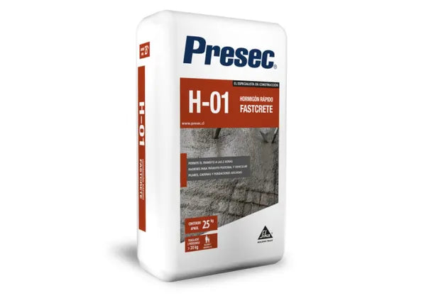 SACO HORMIGON H30 25KG PRESEC H-01 SIKA