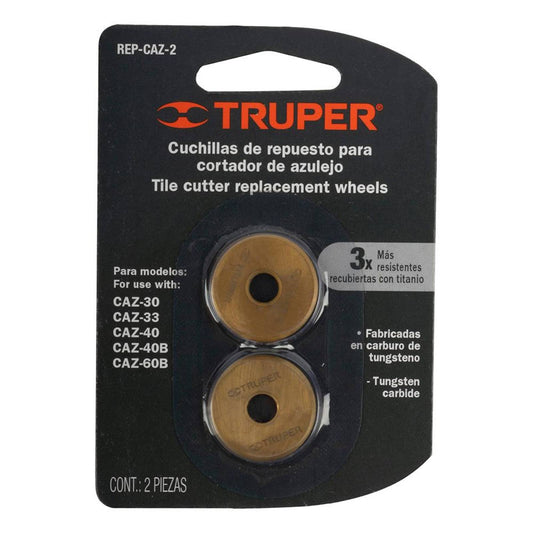 SET CUCHILLAS RESPUESTO  PARA CORTADOR DE AZULEJOS TRUPER