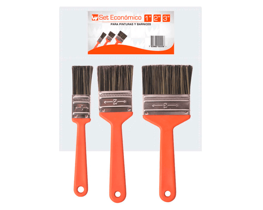 SET ECONOMICO 3 BROCHAS CONDOR 1/2/3