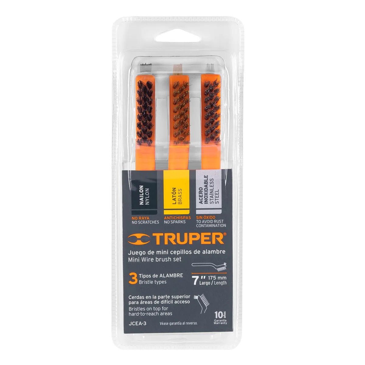 SET CEPILLOS METAL 3PZS TRUPER