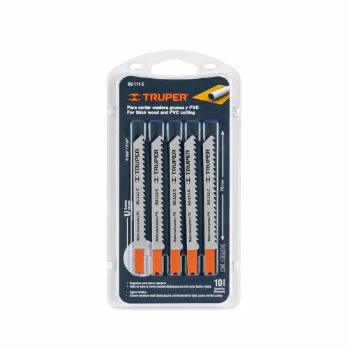 JUEGO SIERRA CALADORA 90MM - 3.1/2- CONECTOR U - TRUPER