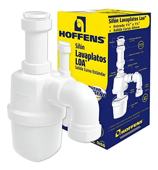 SIFON LAVAPLATO LOA SALIDA CURVA HOFFENS