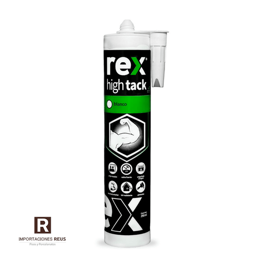 SILICONA HIGHTACK BLANCO 250 ML REX