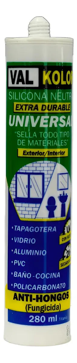 SILICONA NEUTRA UNIVERSAL MARRON 280ML VALKOLOR