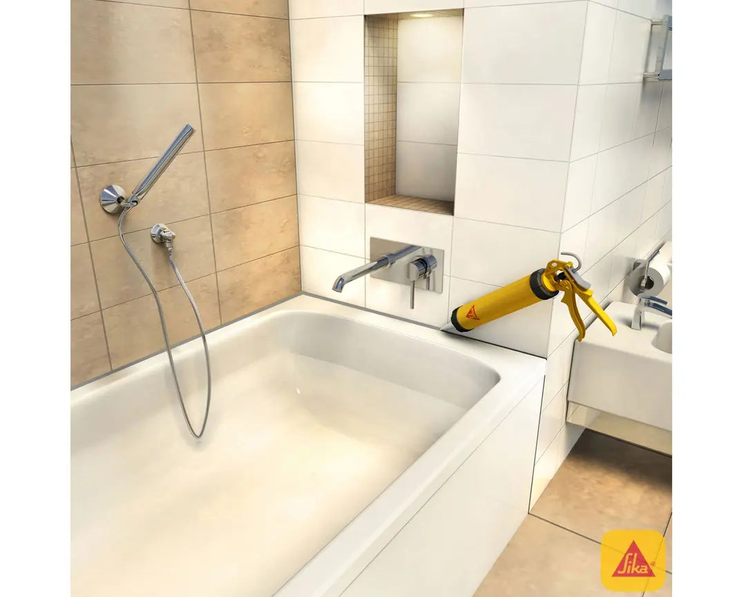 SILICONA BLANCA SIKASEAL 120 ACRILICO BAÑO-COCINA SIKA