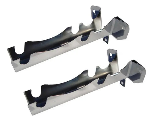 SOPORTE CORTINA DOBLE MURO CROMADO 12MM PAR METALHSA