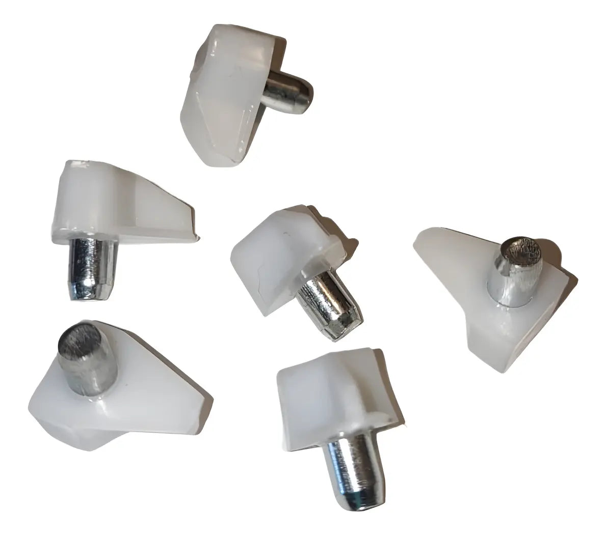 SOPORTE REPISA PUNTA METALICA BLANCA 10 UNID F3C