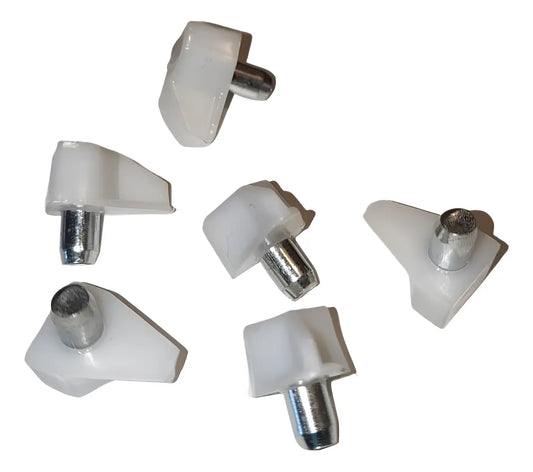 SOPORTE REPISA PUNTA METALICA BLANCA 10 UNID F3C