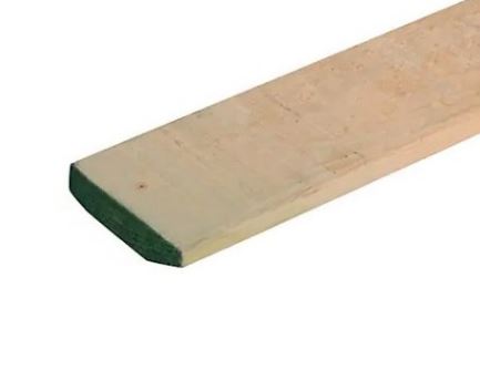 TAPA PINO BRUTO 1 X 4  3.2MT