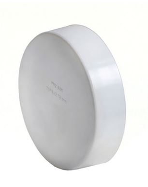 TAPA PVC GRIS SANITARIO 110 MM