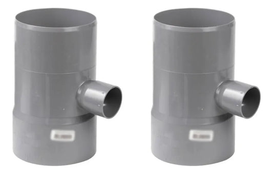 TEE PVC GRIS SANITARIO 110 MM X 50 MM