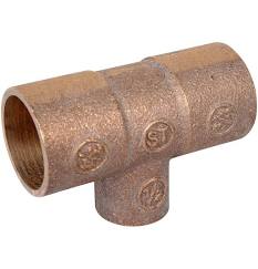 TEE SO - SO - SO 3/4 X 3/4 X 1/2 BRONCE