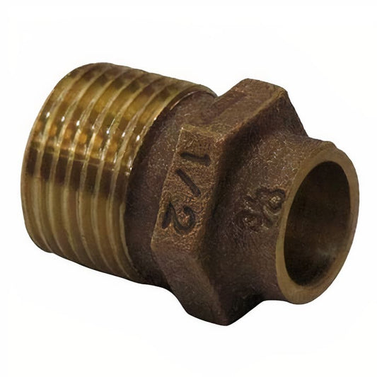 TERMINAL BRONCE CON REDUCCION SO 3/8 - HE 1/2