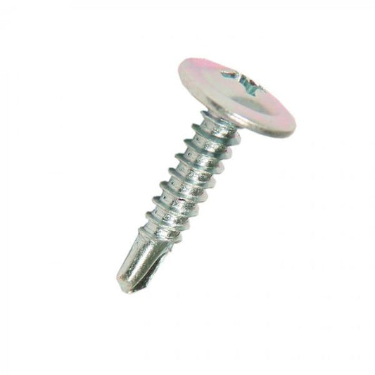 TORNILLO CABEZA DE LENTEJA PUNTA BROCA 8 X 3/4 CAJA 100 UNIDADES