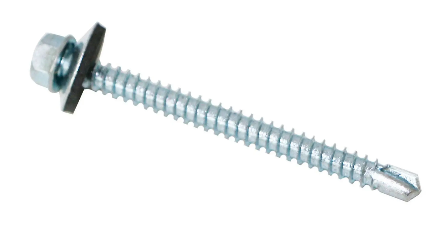 TORNILLO SELLADOR AUTOROSCANTE CABEZA HEXAGONAL 12 X 3 UNIDAD