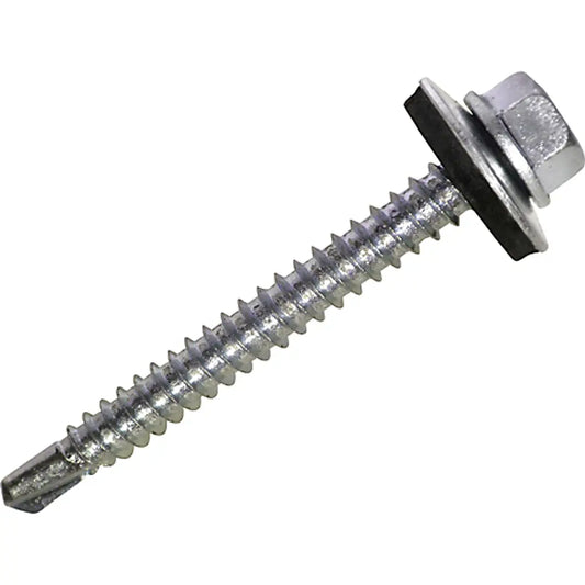 TORNILLO SELLADOR AUTOROSCANTE CABEZA HEXAGONAL C/GOL 12 X 1 CAJA 100
