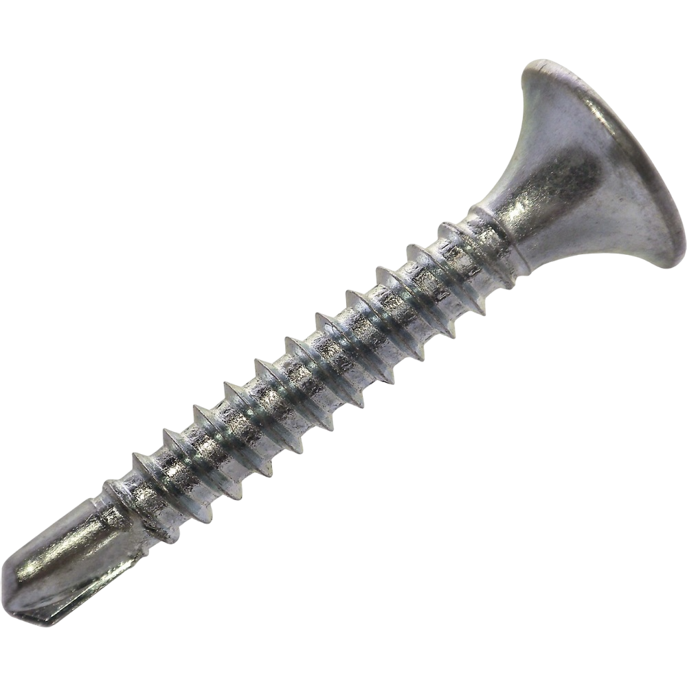 TORNILLO VOLC. PTA. BROCA  ZN 6 X 1.5/8 CAJA 100