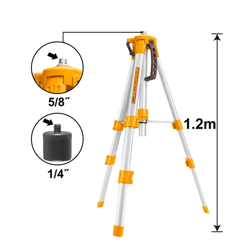 TRIPODE PARA NIVEL LASER 1.2 MT INGCO