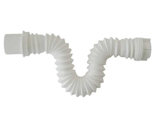 TUBO FLEXIBLE ELONGABLE CORRUGADO 1 1/4 - 1 1/2 PVC BLANCO DIMAFLOW