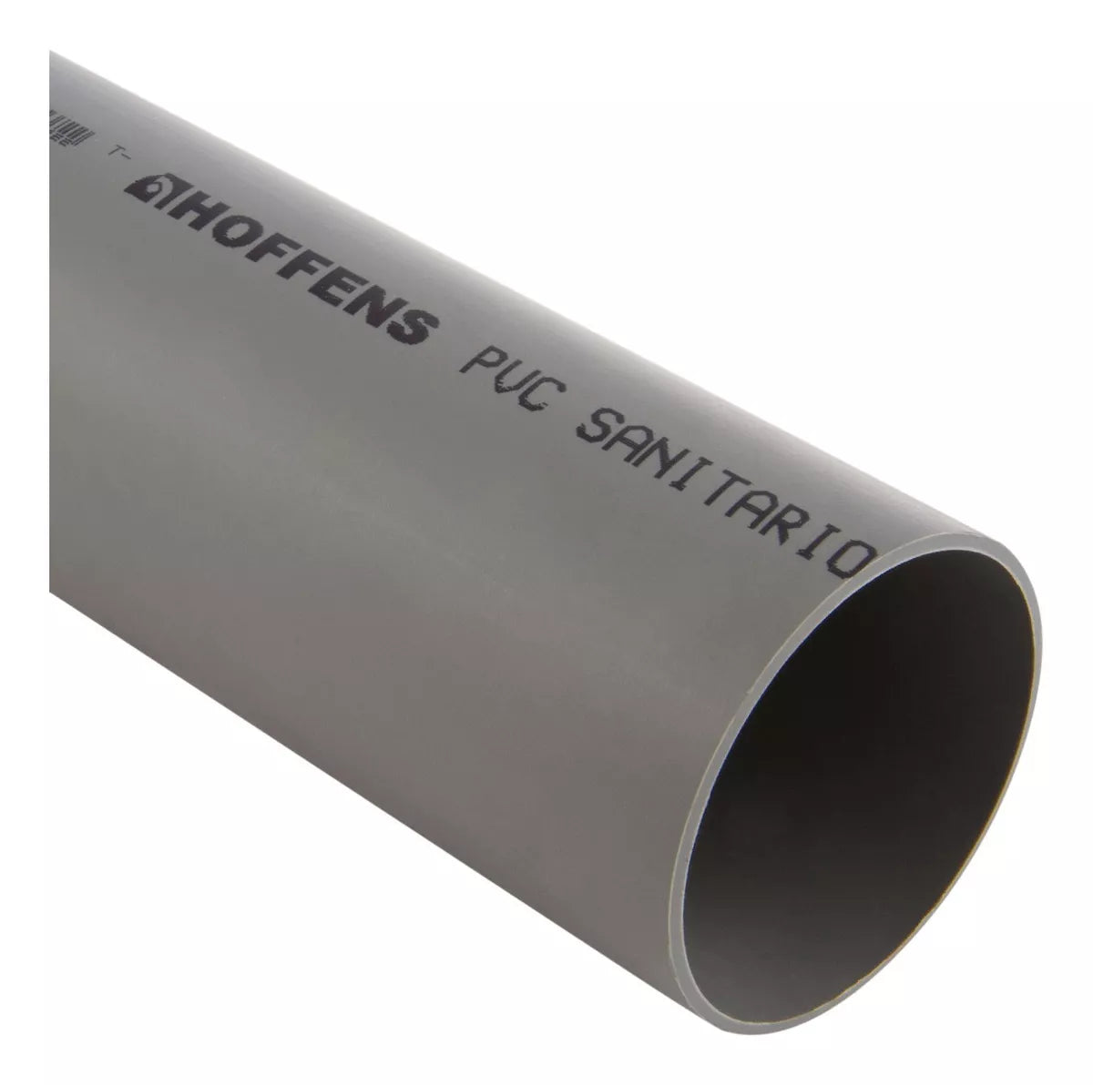 TUBO SANITARIO GRIS 75 MM X MT