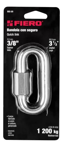 UNION CADENA 3/8 BANDOLA 3.1/2 FIERO 1200 KG