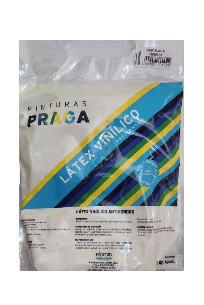 LATEX BOLSA AMANECER BLANCO 2.8 KG