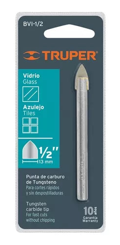 BROCA VIDRIO AZULEJO 1/2 TRUPER