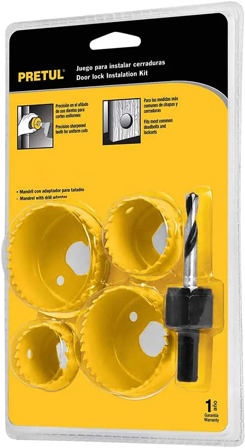 JUEGO DE BROCASIERRAS 5 PIEZAS PRETUL