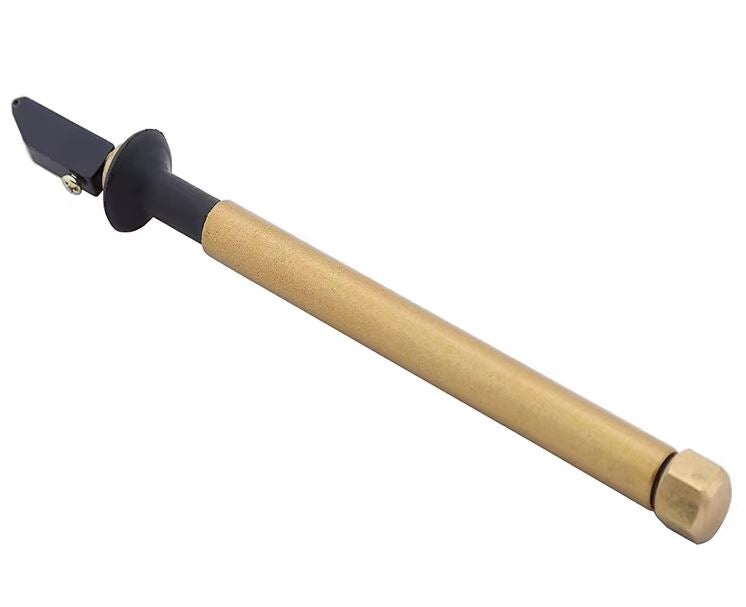 CORTA VIDRIO METAL DORADO GM