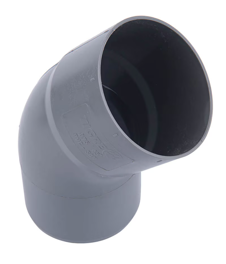 CURVA PVC GRIS 75 X 45