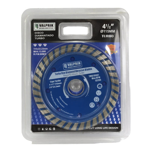 DISCO DIAMANTADO SEGMENTADO 4.1/2 VALPRIK